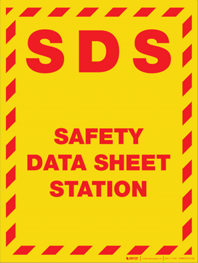 SDS Binder Sheet Cover